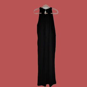 Ann Taylor Black Sleeveless Jumpsuit